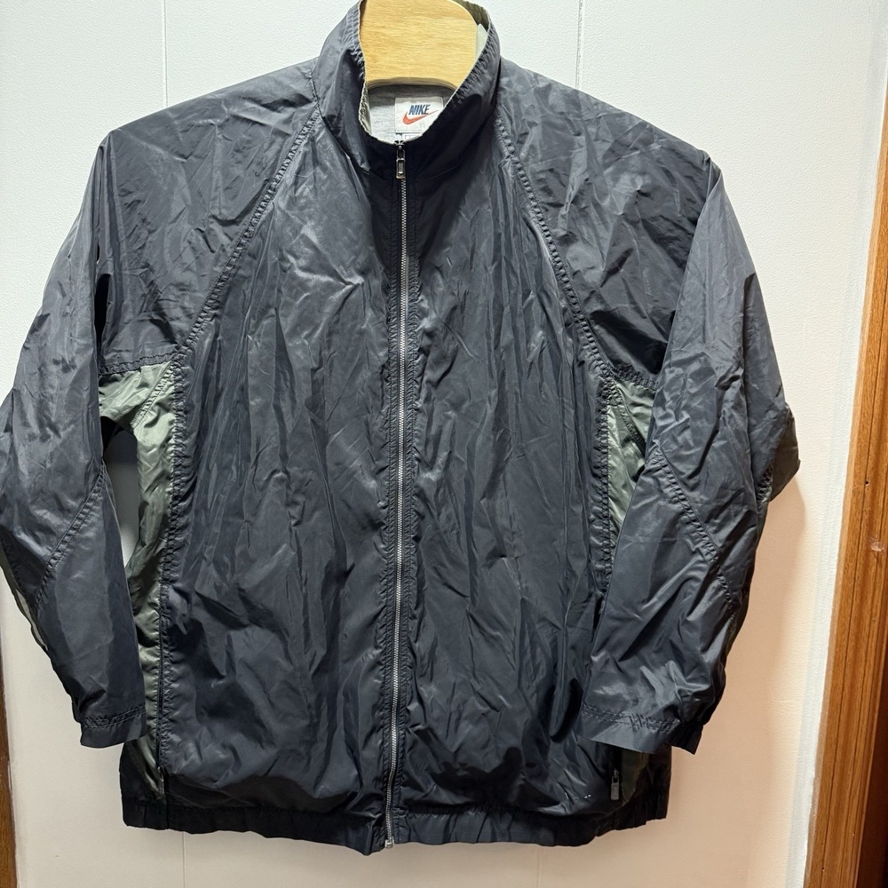 Vintage Nike Jacket Mens Size Large‎ Windbreaker Full Zip *flaws